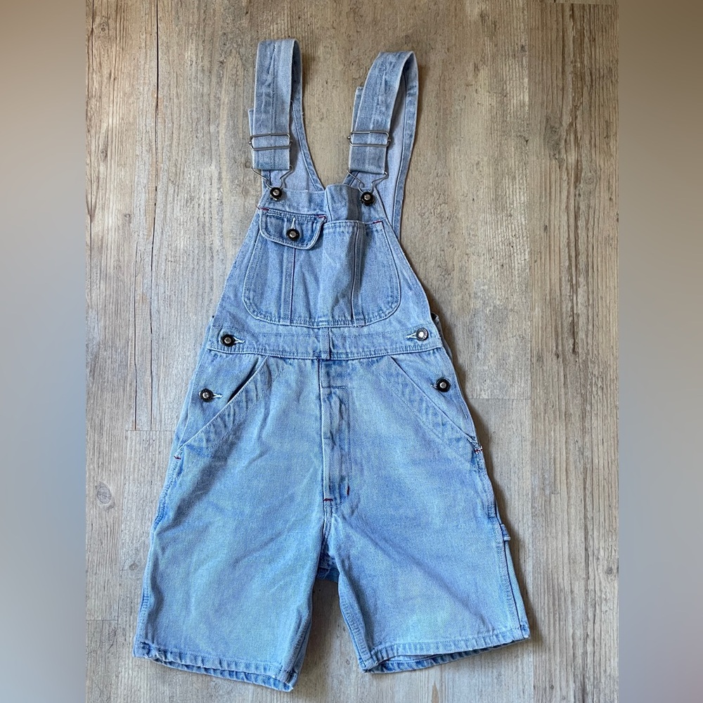 Vintage Sargent pepper overall long shorts